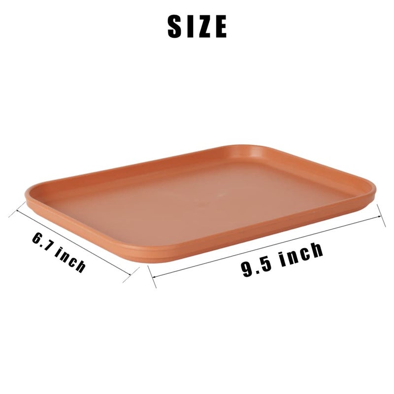 WOLEDOE Reptile Large Water Dish, Tortoises Food Bowl - S (9.5 * 6.7 * 0.6) - Image 2